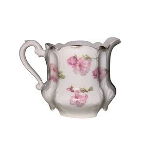 Irma Z.S. & Co Bavaria Porcelain Pink Roses Creamer Antique RARE